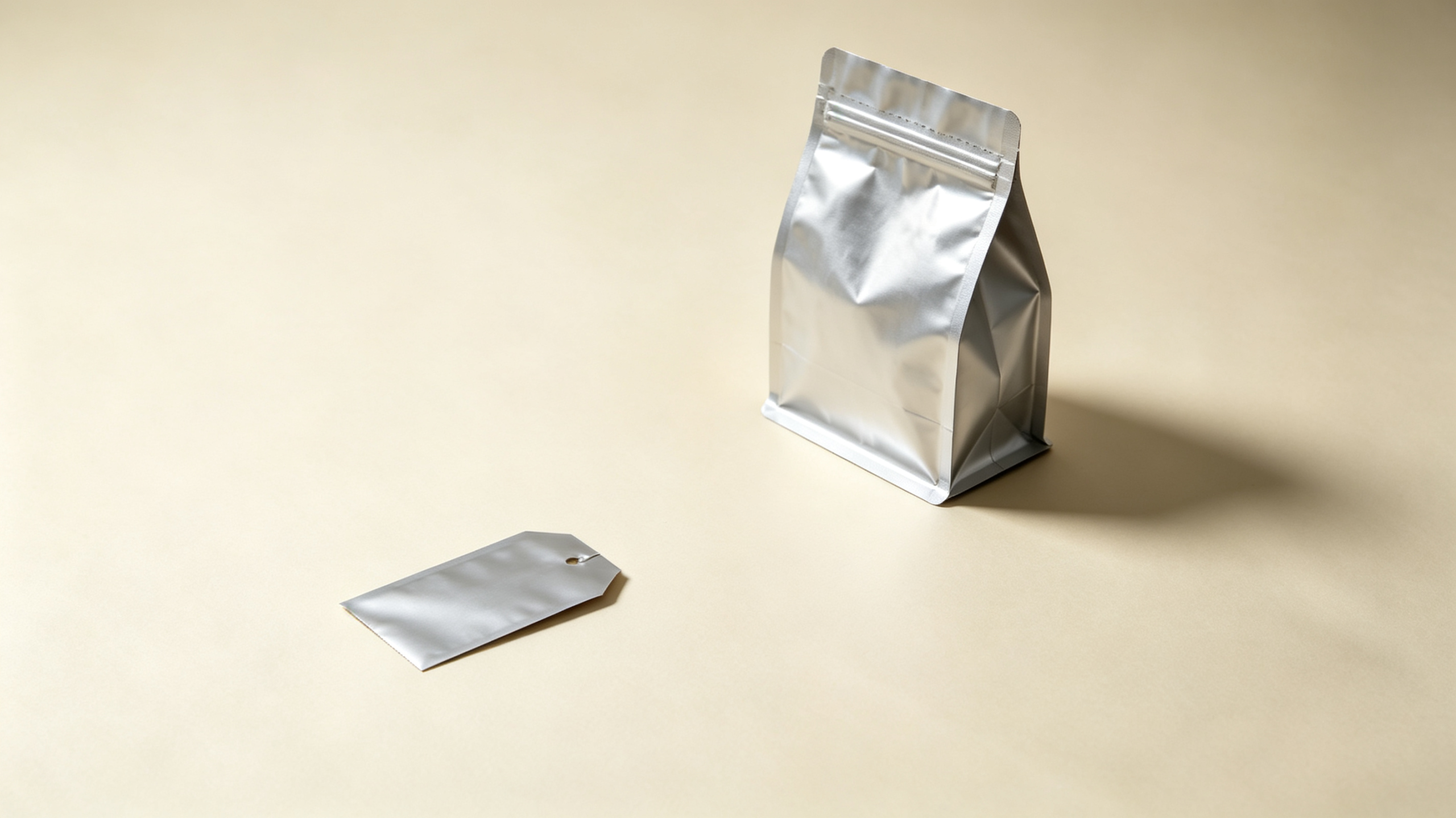 银色铝箔自立袋与样品袋