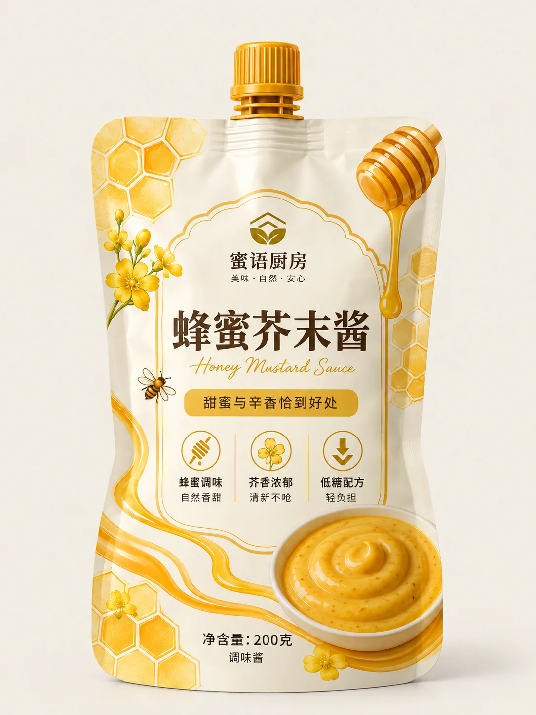 Honey Mustard Sauce Packaging