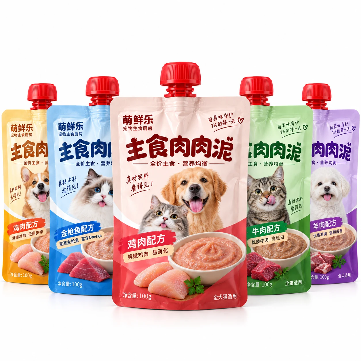 宠物湿粮包装定制 系列展示