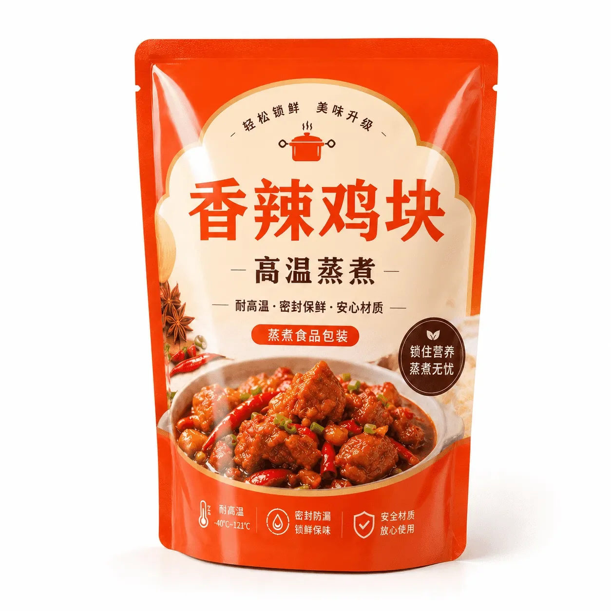 可蒸煮包装 主视图