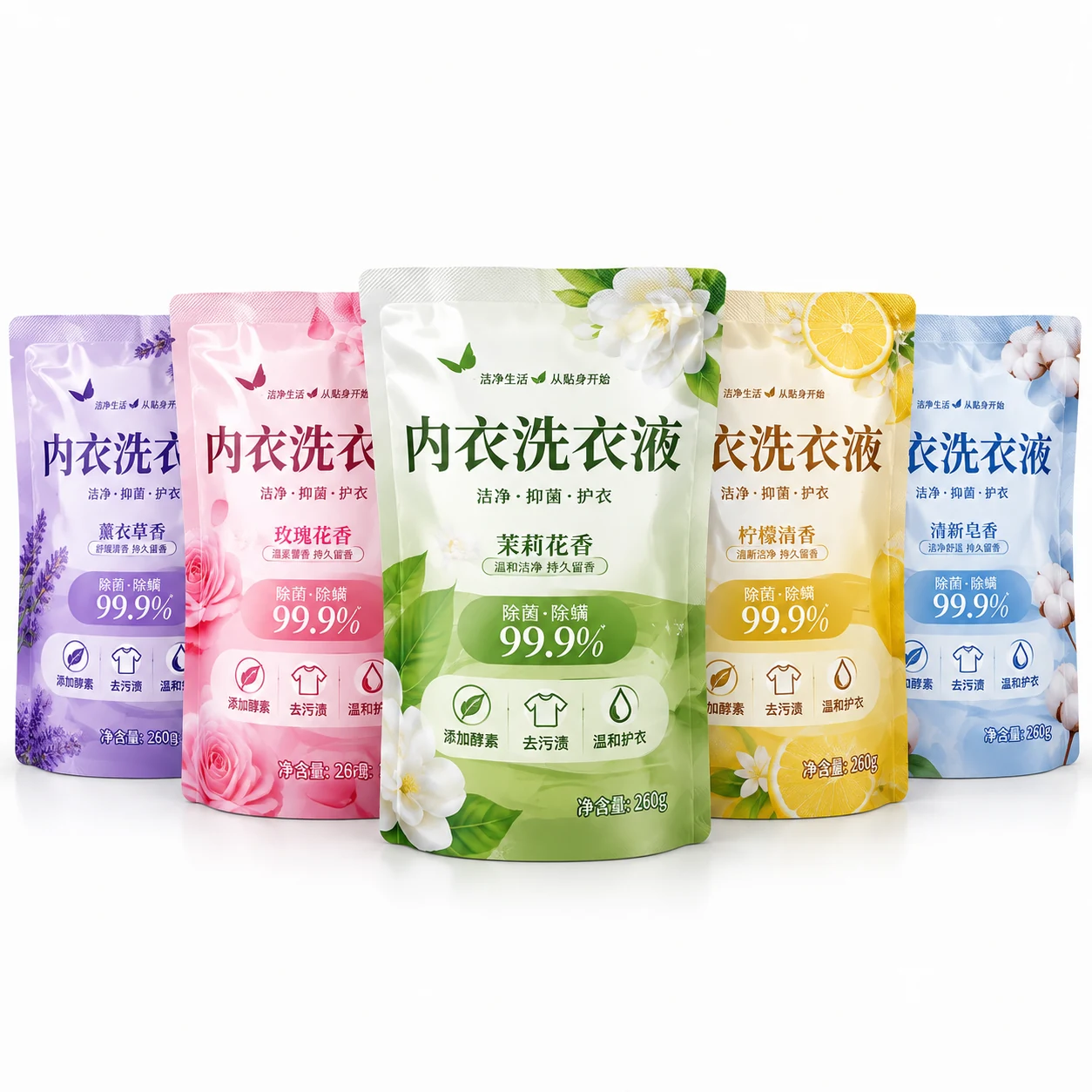 洗衣液包装袋定制 系列展示